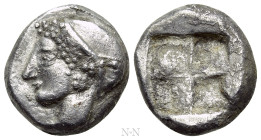 IONIA. Phokaia. Diobol (Circa 521-478 BC)