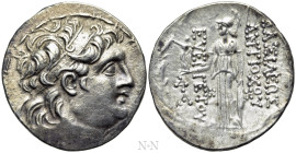 KINGS OF CAPPADOCIA. Ariarathes VI Epiphanes Philopator (Circa 127-118 BC). Tetradrachm. In the name and types of Antiochos VII