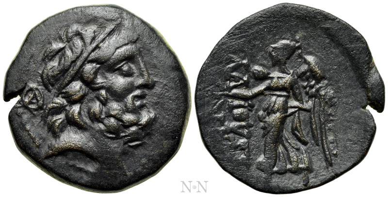 CILICIA. Elaeusa-Sebaste. Ae (Circa 1st century BC). 

Obv: Diademed head of Z...