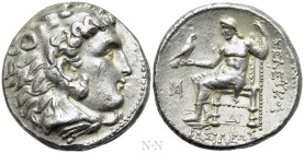 SELEUKID KINGDOM. Seleukos I Nikator (312-281 BC). Tetradrachm. Babylon I. In the types Alexander III 'the Great' of Macedon. Uncertain mint 2 in Capp...