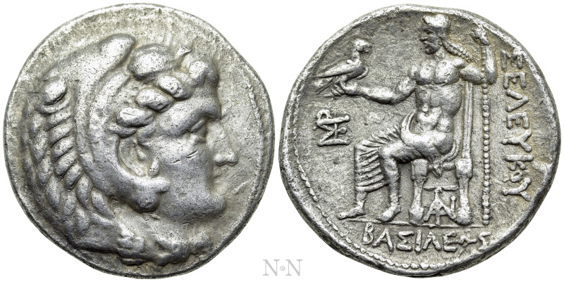 SELEUKID KINGDOM. Antiochos I Soter (281-261 BC). Tetradrachm. In the name of Se...