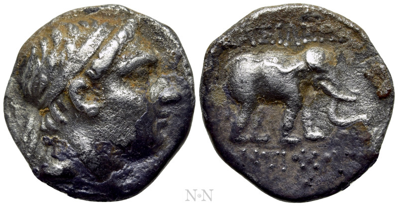 SELEUKID KINGDOM. Antiochos III 'the Great' (222-187 BC). Drachm. Apameia on the...