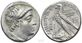 SELEUKID KINGDOM. Demetrios II Nikator (First reign, 146-138 BC). Tetradrachm. Tyre. Dated SE 167 (146/5 BC)