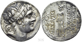 SELEUKID KINGDOM. Antiochos VII Euergetes (Sidetes) (138-129 BC). Tetradrachm. Antioch on the Orontes