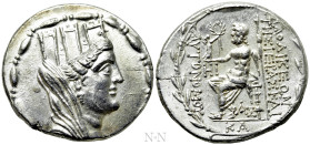 SELEUKIS & PIERIA. Laodicea ad Mare. Tetradrachm (78/7-17/6 BC). Dated CY 18 (64/3 BC)