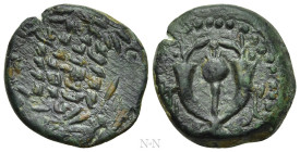 JUDAEA. Hasmonean Kingdom. Alexander Jannaeus (Yehonatan). Prutah (103-76 BC). Jerusalem