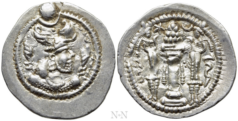 SASANIAN KINGS. Pērōz (Fīrūz) I (457/9-484). Drachm. WH (Veh-Andiyōk-Šābuhr). 
...