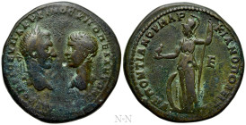 MOESIA INFERIOR. Marcianopolis. Macrinus, with Diadumenian (217-218). Ae Pentassarion. Pontianus, legatus consularis