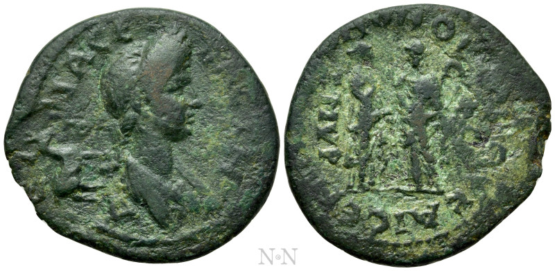 IONIA. Ephesos. Domitia (82-96). Ae. Lucius Junius Caesennius Paetus, proconsul....