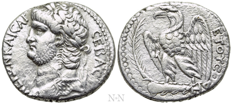 SELEUCIS & PIERIA. Antioch. Nero (54-68). Tetradrachm. Dated year 114 of the Cae...