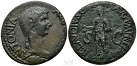 ANTONIA II (Augusta, 37 & 41). Dupondius. Rome