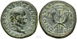 VESPASIAN (69-79). Dupondius. Antioch or Rome mint for use in the East