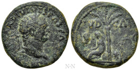 TITUS (79-81). Semis. Uncertain mint in Thrace. Judaea Capta issue