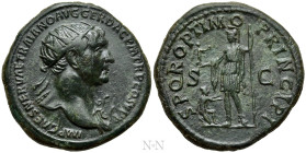 TRAJAN (98-117). Dupondius. Rome