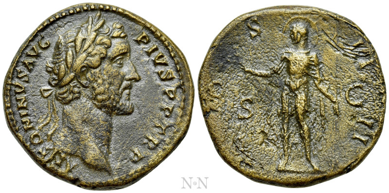 ANTONINUS PIUS (138-161). Sestertius. Rome. 

Obv: ANTONINVS AVG PIVS P P TR P...