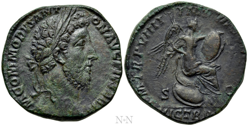 COMMODUS (177-192). Sestertius. Rome.

Obv: M COMMODVS ANTON AVG PIVS BRIT.
L...