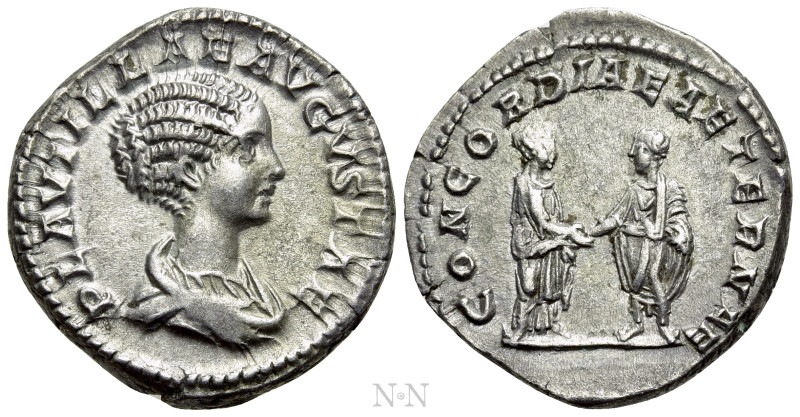 PLAUTILLA (Augusta, 202-205). Denarius. Rome. 

Obv: PLAVTILLAE AVGVSTAE. 
Dr...