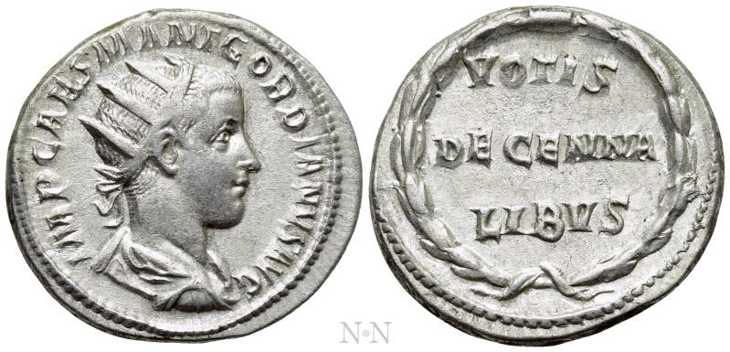 GORDIAN III (238-244). Antoninianus. Rome.

Obv: IMP CAES M ANT GORDIANVS AVG....