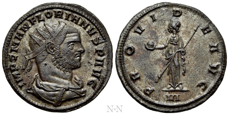 FLORIANUS (276). Antoninianus. Siscia. 

Obv: IMP C M AN FLORIANVS P AVG. 
Ra...