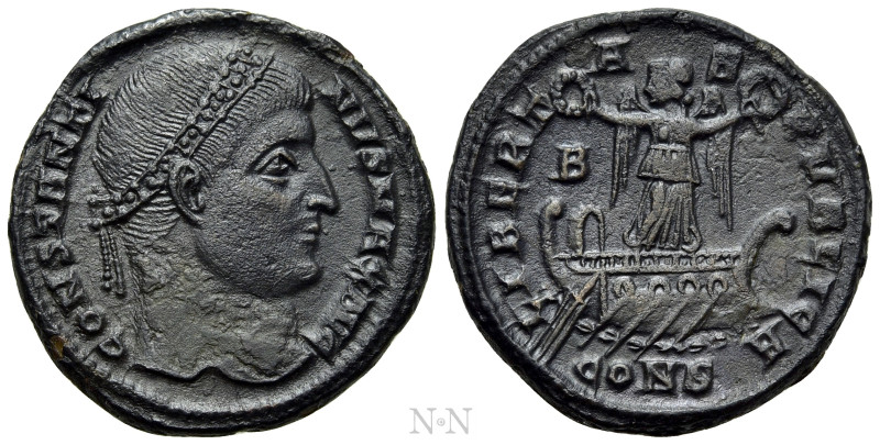 CONSTANTINE I 'THE GREAT' (307/10-337). Follis. Constantinople. 

Obv: CONSTAN...