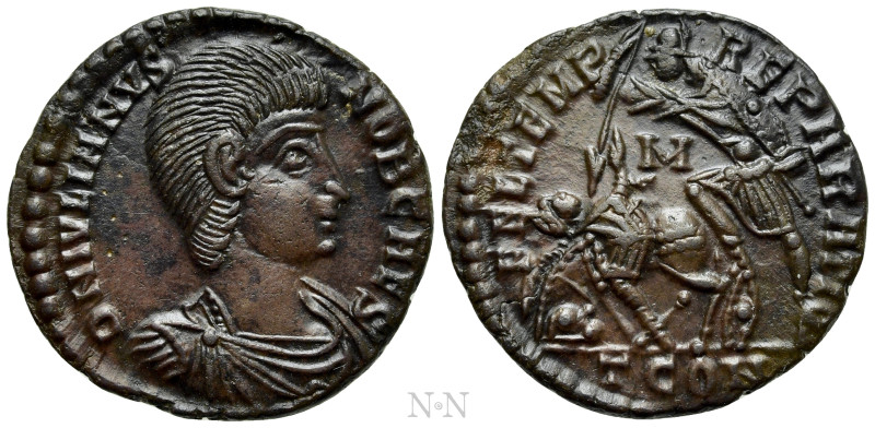 JULIAN II (Caesar, 355-360). Ae. Arelate. 

Obv: D N IVLIANVS NOB CAES. 
Bare...