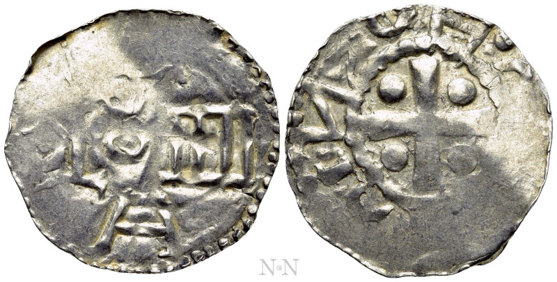 HOLY ROMAN EMPIRE. Otto III (983-1002). Pfennig. Denar. Köln (Cologne). 

Obv:...