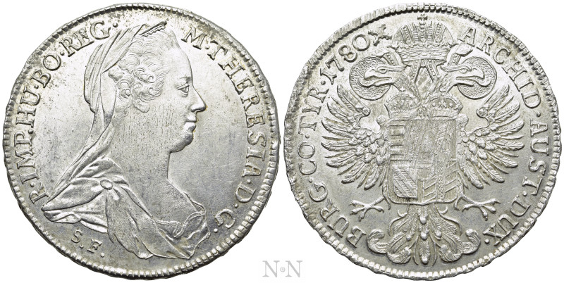 HOLY ROMAN EMPIRE. Maria Theresia (1740-1780). Taler (1780-SF). Minted 1783-1795...