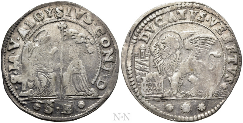 ITALY. Venice. Alvise Contarini (1676-1684). Ducato. 

Obv: S M V ALOYSIVS CON...