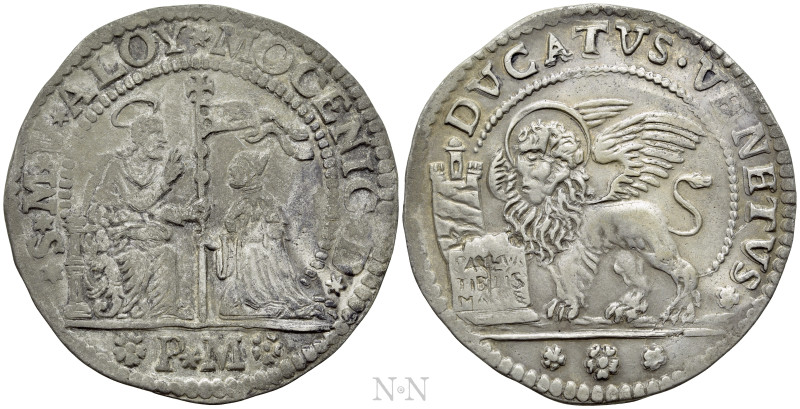 ITALY. Venice. Alvise Mocenigo II (1700-1709). Mezzo Ducato. 

Obv: S M ALOY M...