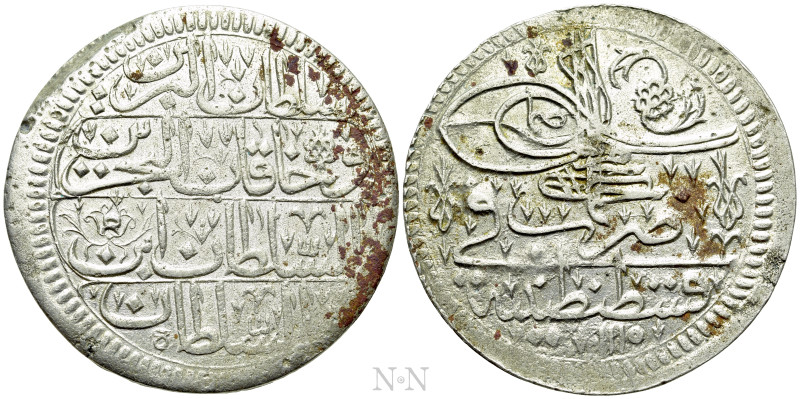 OTTOMAN EMPIRE. Ahmed III (AH 1115-1143 / AD 1703-1730). Kurush. Qustantiniya (C...