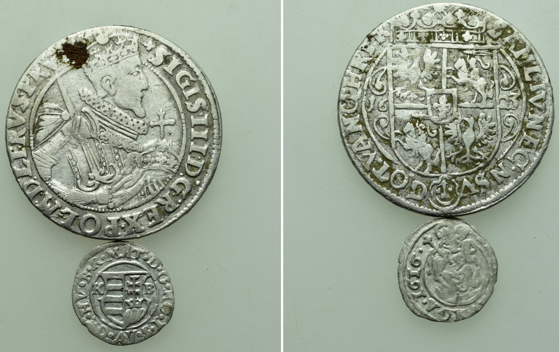 2 Modern Coins of Poland and Hungary. 

Obv: .
Rev: .

. 

Condition: See...