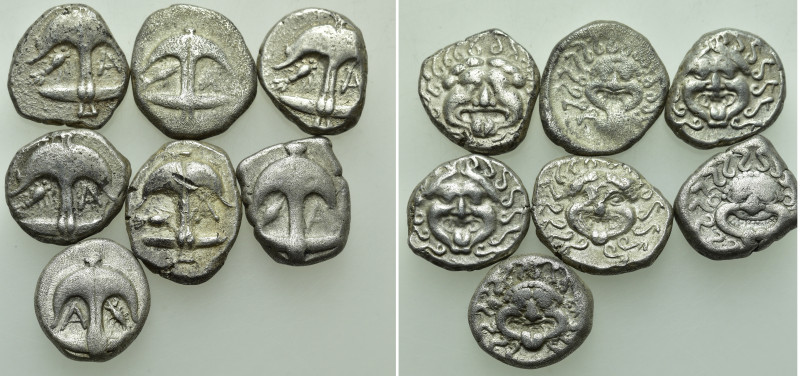 7 Drachms of Apollonia Pontika. 

Obv: .
Rev: .

. 

Condition: See pictu...