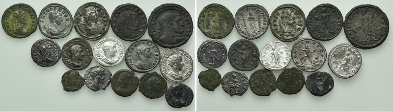 15 Roman Coins. 

Obv: .
Rev: .

. 

Condition: See picture.

Weight: g...