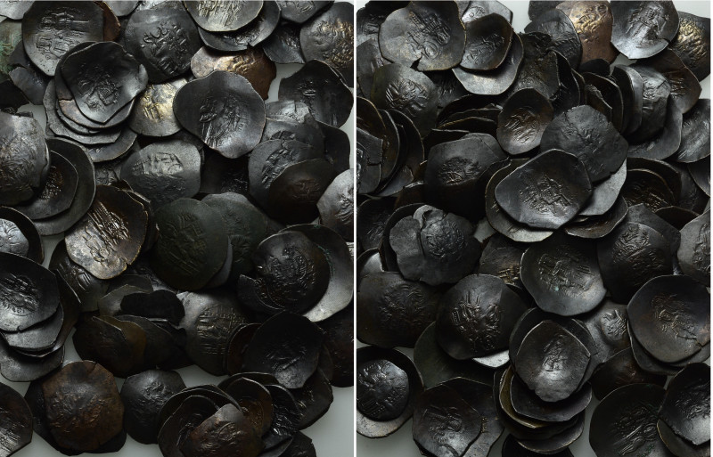 Circa 125 Byzantine Cup Coins. 

Obv: .
Rev: .

. 

Condition: See pictur...