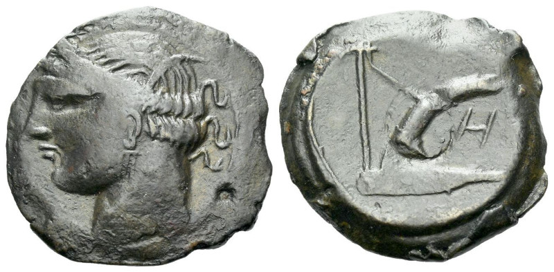 The Carthaginians in Sicily and North Africa, Uncertain mint (Sardinia?) Shekel,...