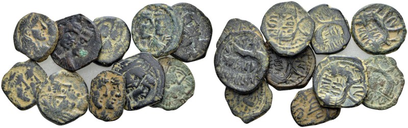 Kings of Nabathaea, Large lot of 10 Bronzes , Æ , 34.14 g.
Large lot of 10 Bron...