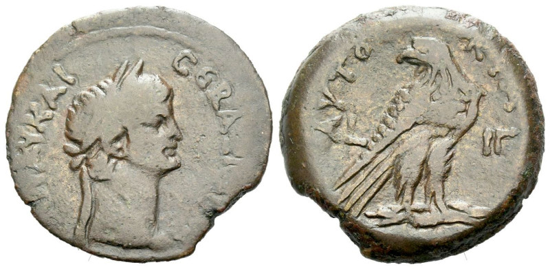 Egypt, Alexandria Claudius, 41-54 Diobol circa 52-53 (year 13), Æ 25.40 mm., 8.2...