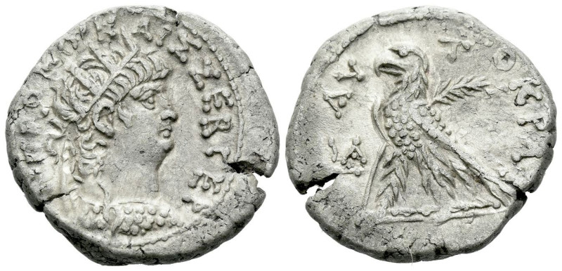 Egypt, Alexandria Nero, 54-68 Tetradrachm circa 64-65 (year 11),, billon 26.70 m...