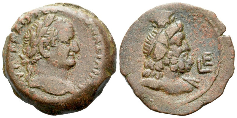 Egypt, Alexandria Vespasian, 69-79 Diobol circa 72-73 (year 5), Æ 24.80 mm., 9.2...