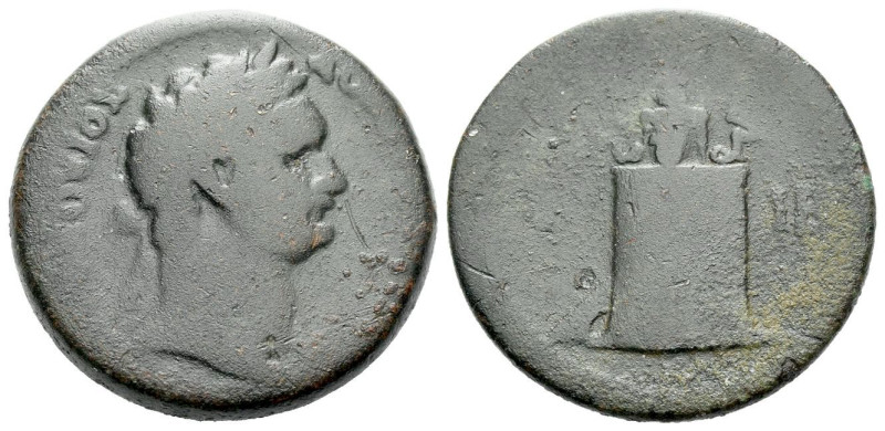 Egypt, Alexandria Domitian, 81-96 Hemidrachm circa 92-93 (year 12), Æ 24.60 mm.,...