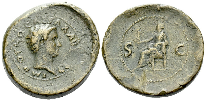 Otho, 15 January – mid April 69 Sestertius. “Paduan” medal by Giovanni Cavino (1...