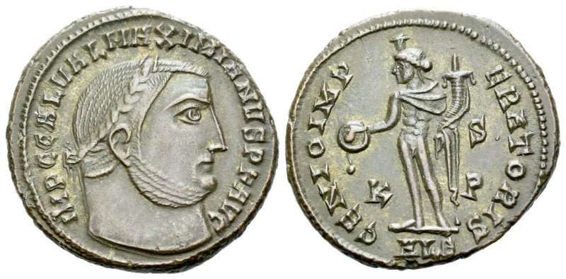 Galerius Maximianus, 305-311 Follis Alexandria circa 308-310, Æ 24.00 mm., 6.24 ...