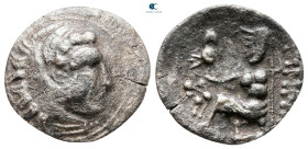 Eastern Europe. Imitations of Alexander III of Macedon 300 BC. Drachm AR