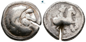 Eastern Europe. Imitation of Philip II of Macedon 200 BC. Tetradrachm AR