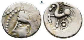Central Gaul. Lemovices 100-50 BC. Quinarius AR