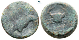 Sicily. Akragas circa 425-410 BC. Hexas Æ
