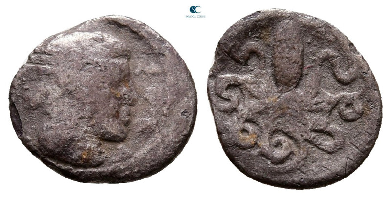 Sicily. Syracuse. Deinomenid Tyranny 485-466 BC. 
Litra AR

12 mm, 0,58 g

...
