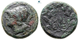 Sicily. Syracuse. Time of Pyrrhos 278-276 BC. Bronze Æ
