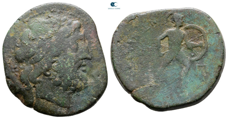 Sicily. The Mamertinoi after circa 210 BC. 
Bronze Æ

17 mm, 10,32 g



F...