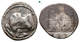 Macedon. Akanthos circa 430-390 BC. Tetrobol AR